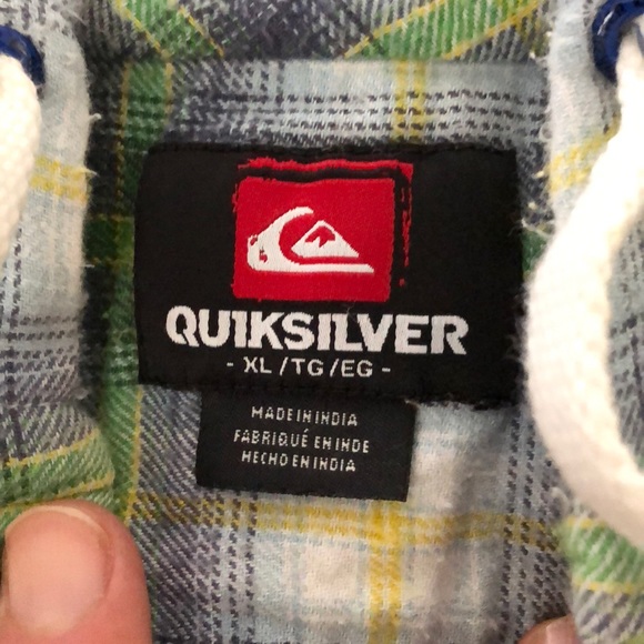 Quiksilver Other - Quicksilver flannel hoody XL
